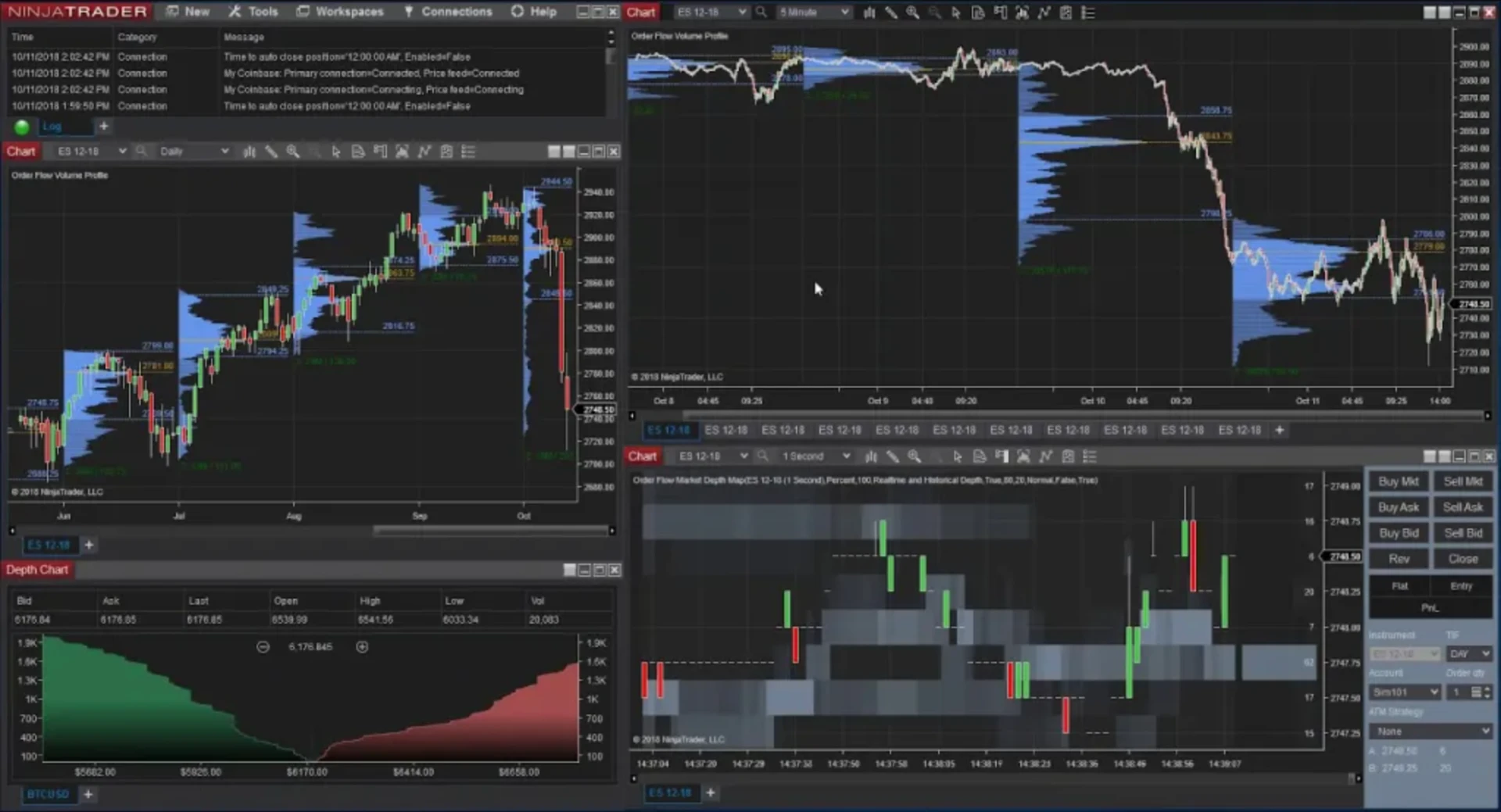 NinjaTrader screenshot
